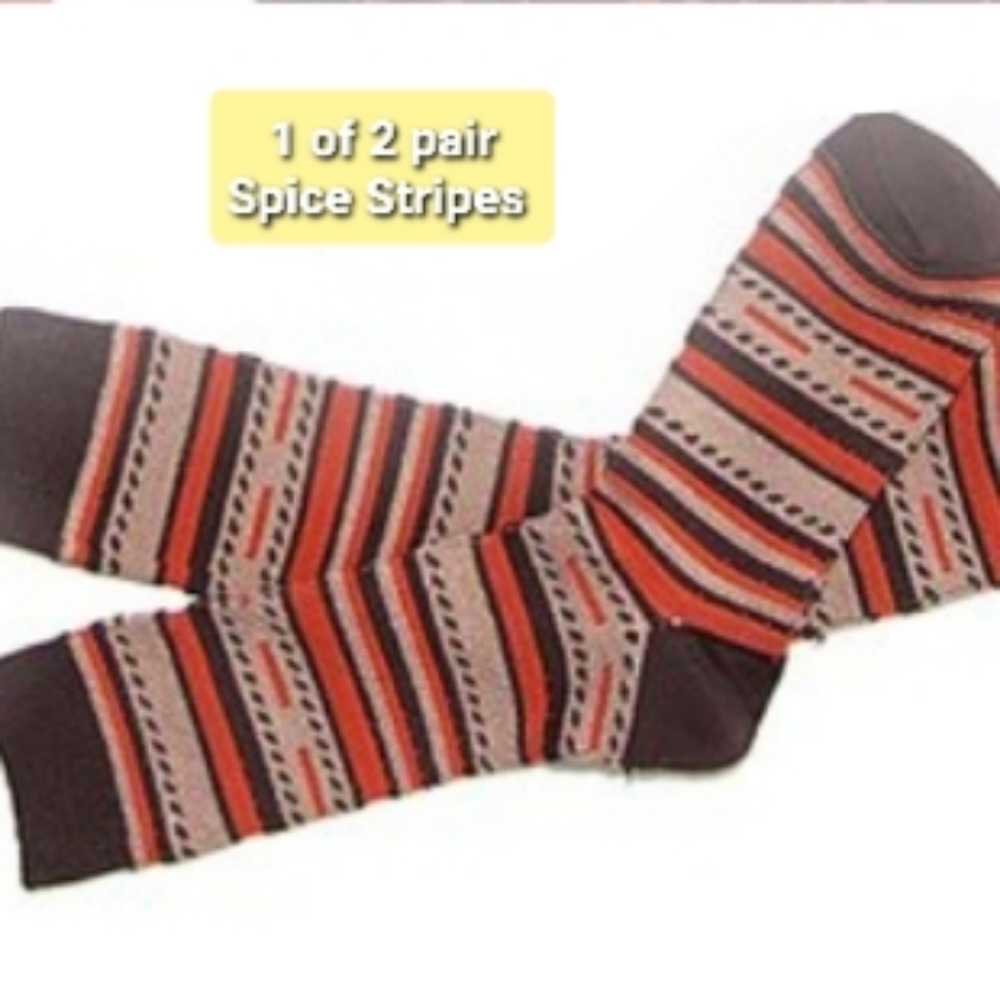 🐺MUK LUKS SPICE COLORED Fall/Winter Sock Bundle (8 Pair Total) - Picture 8 of 11